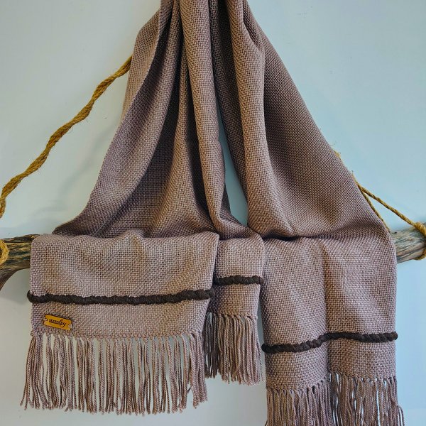 Pashmina Lolen tejidas en telar artesanales